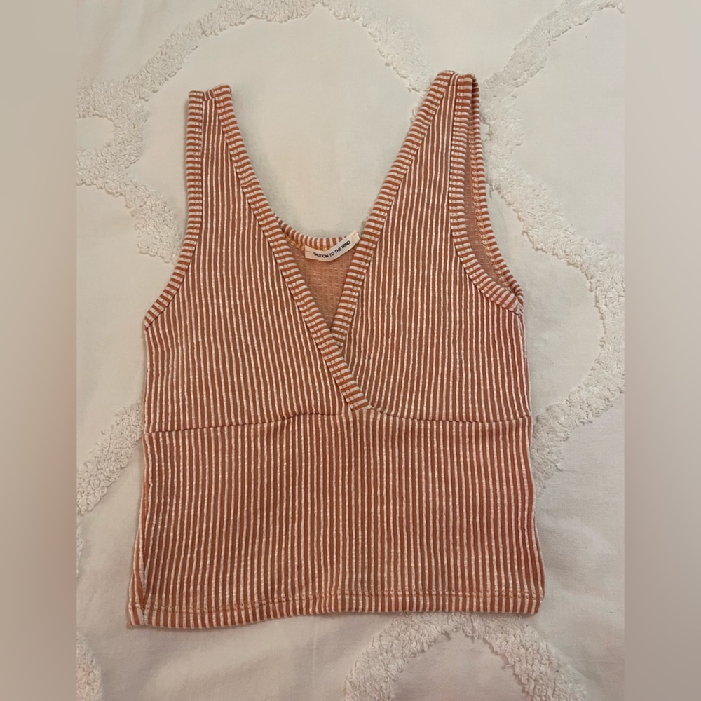 Caution To The Wind V-neck Tank Top